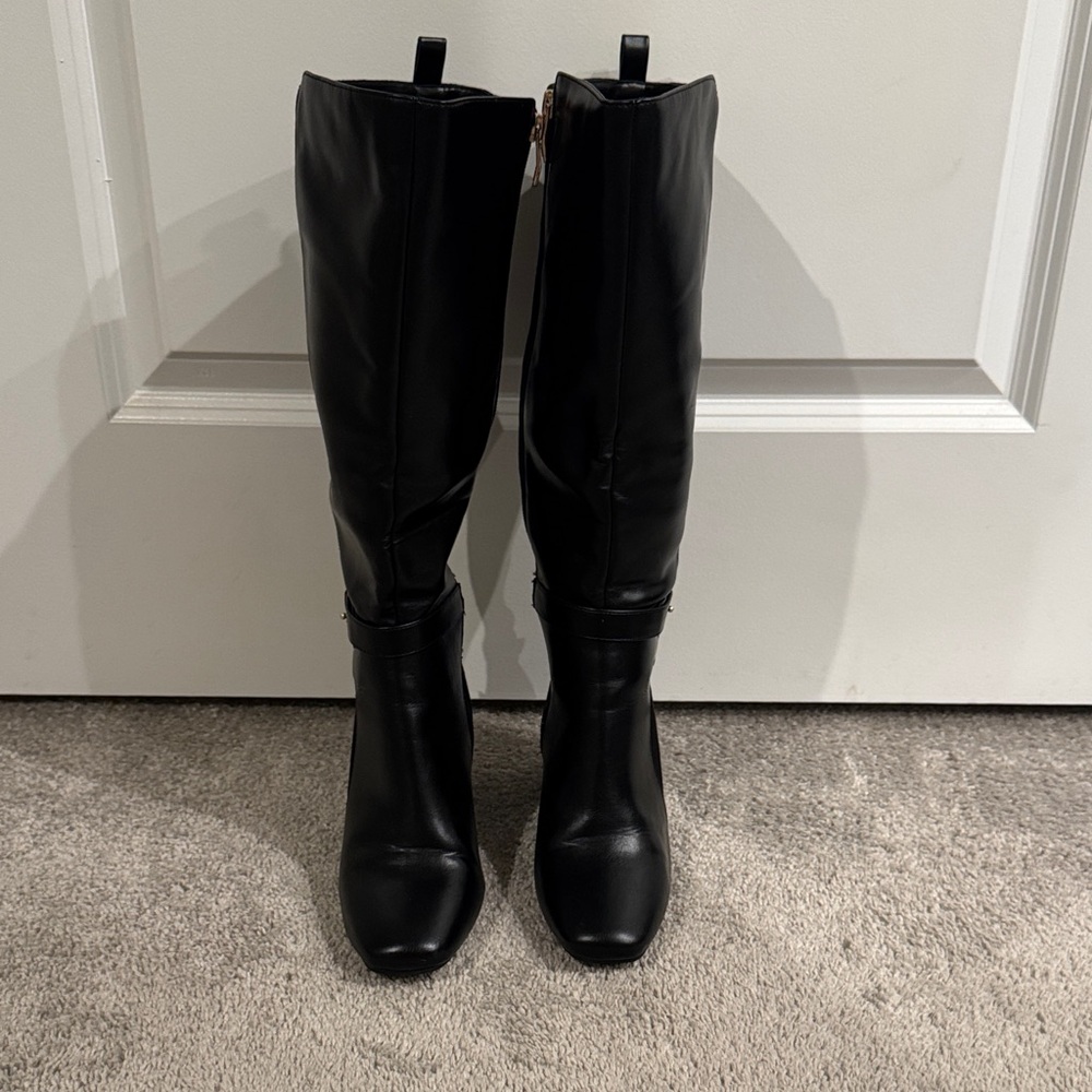 Liz Claiborne Black Heeled Boots